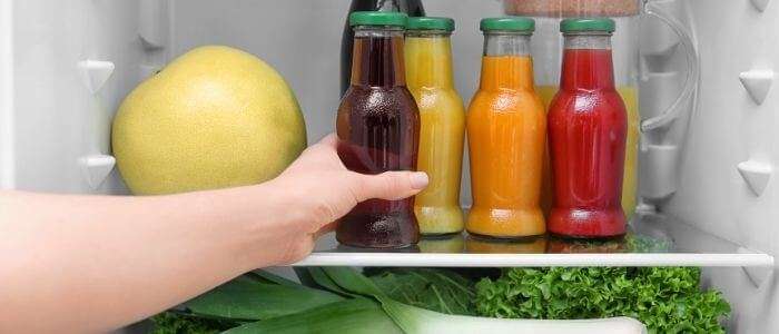 Juice in a Refrigerator